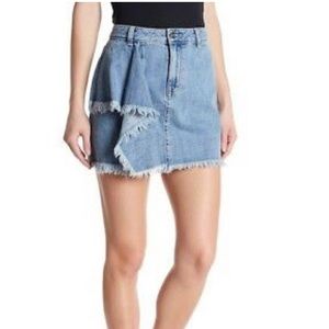 {Melrose & Market} NWT Denim Ruffle Jean Skirt